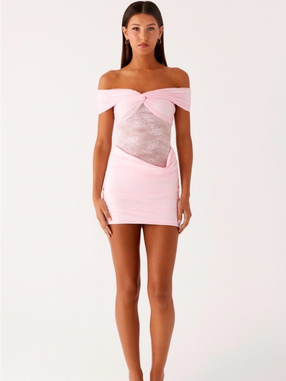 Peppermayo Blush Pink either way Off-Shoulder